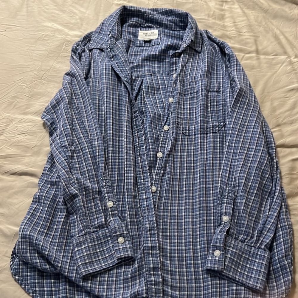 Blue flannel